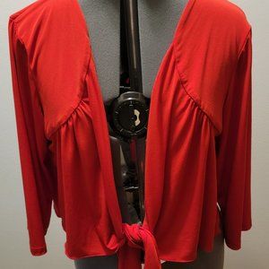 Shrug with Tie-Front